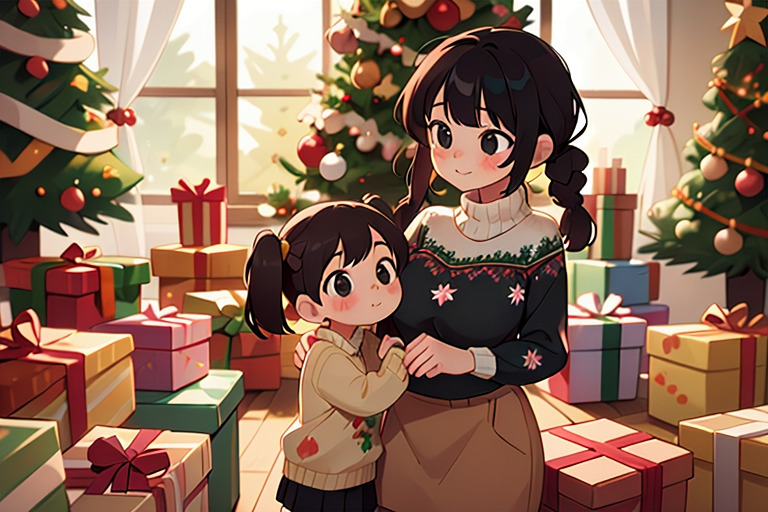 Cover art for Family Christmas, a family scenario on AI Dungeon