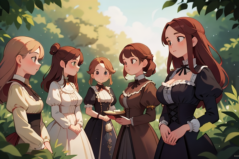 Cover art for Garden Party, a garden scenario on AI Dungeon