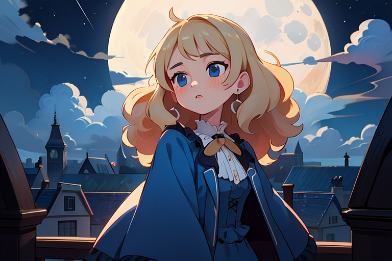 Cover art for The Moon Calls, a werewolf scenario on AI Dungeon