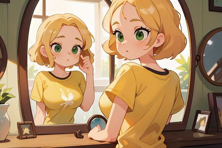 Cover art for Mirror Self, a mirror scenario on AI Dungeon