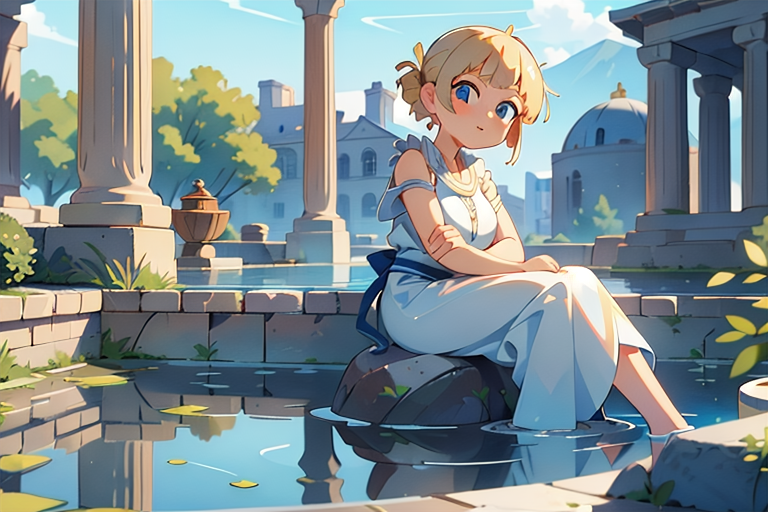 Cover art for The Forgotten Deity, a god scenario on AI Dungeon