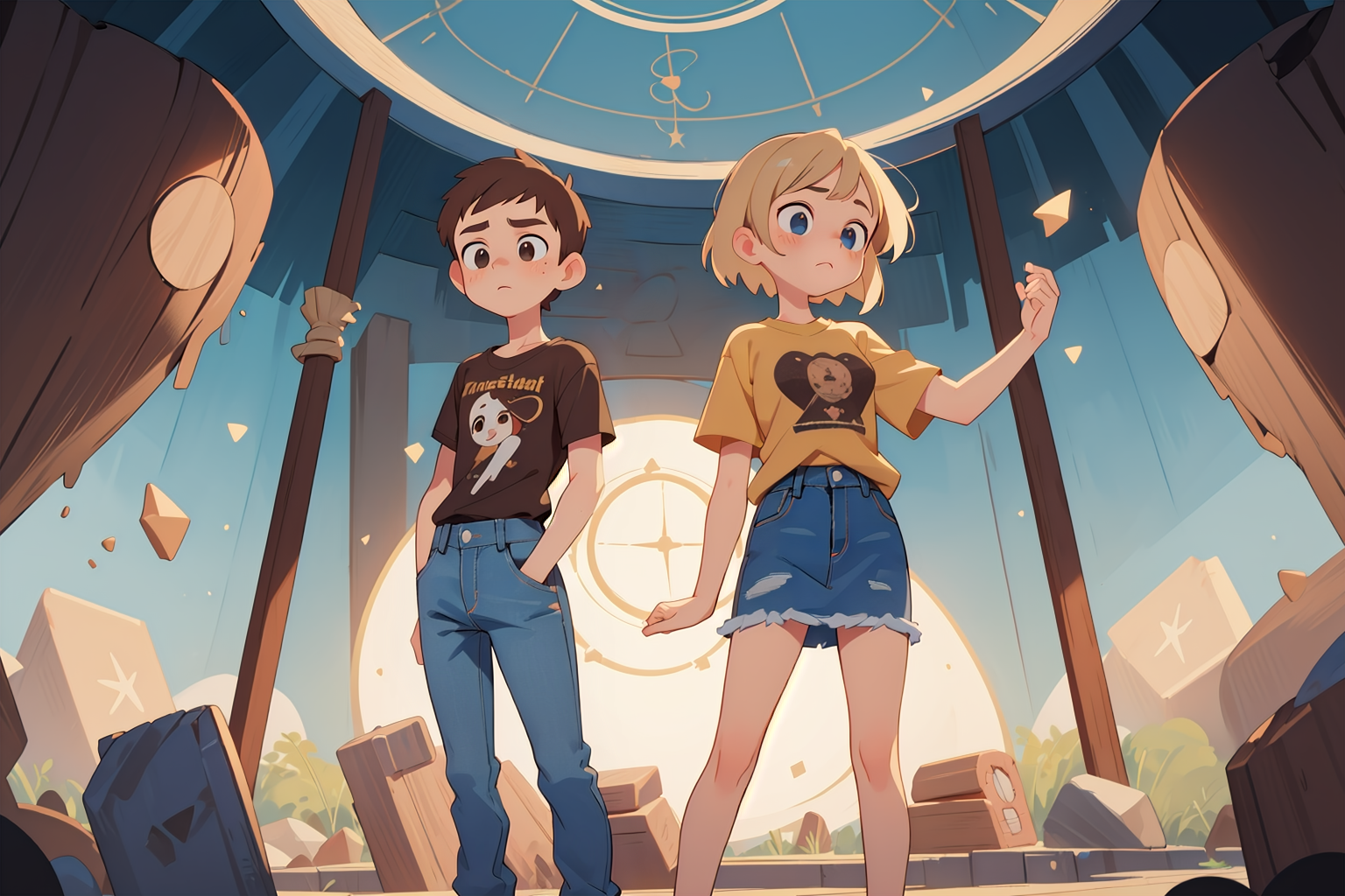 Cover art for Accidentally Summoned with the Hero, an isekai scenario on AI Dungeon