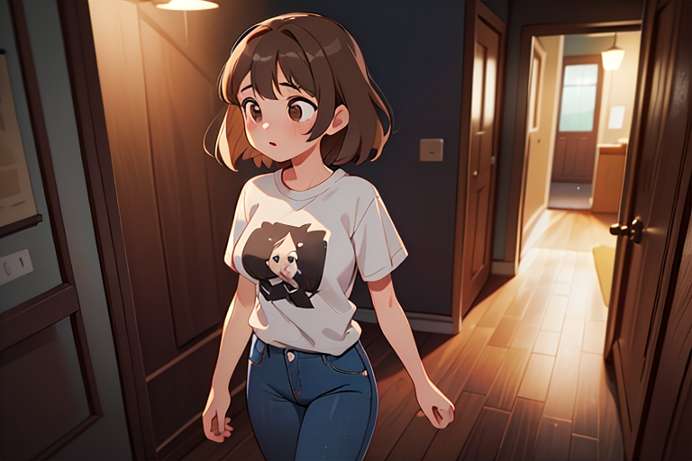 Cover art for Hallway of Lives, a life change scenario on AI Dungeon