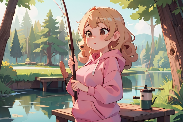Cover art for Fishing Day, a modern scenario on AI Dungeon