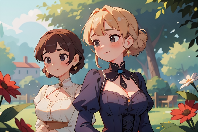 Cover art for Summer Soiree, a fantasy scenario on AI Dungeon