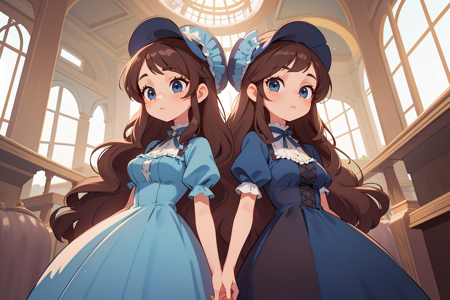 Cover art for Twins at the Garden, a twins scenario on AI Dungeon