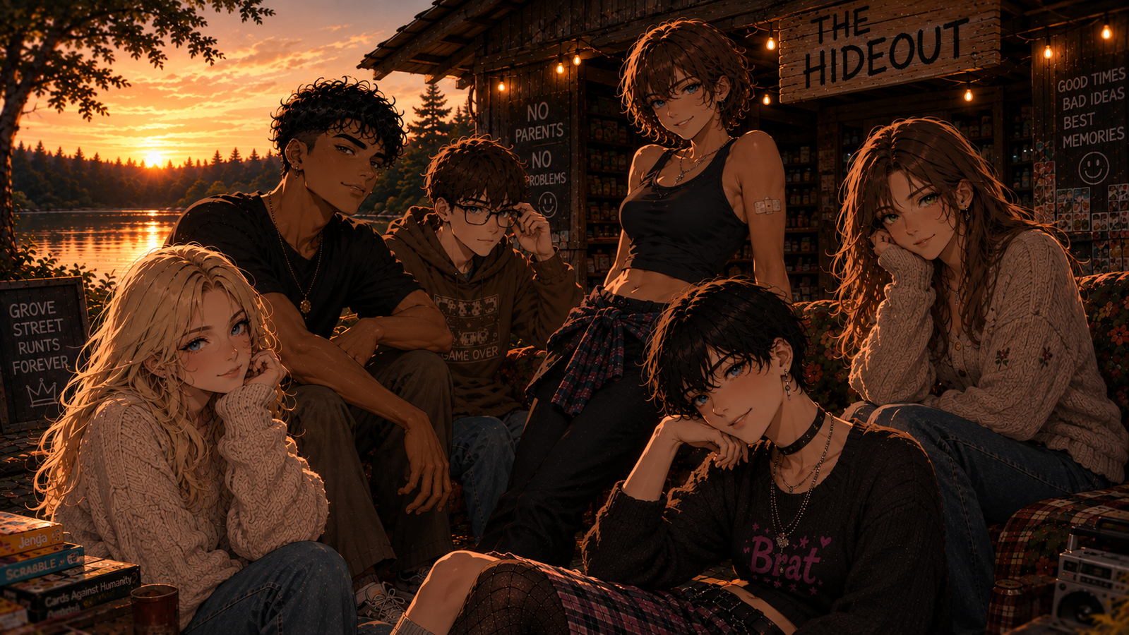 Cover art for Revisiting the ol' Gang's Hideout, a childhood scenario on AI Dungeon