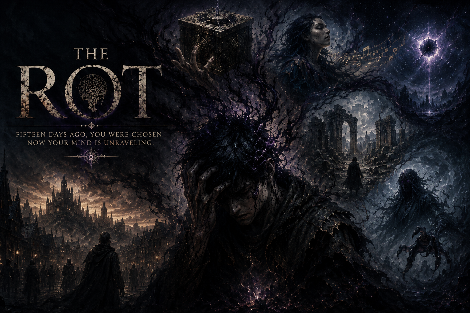 Cover art for 🎠What the Rot Takes, a magic scenario on AI Dungeon