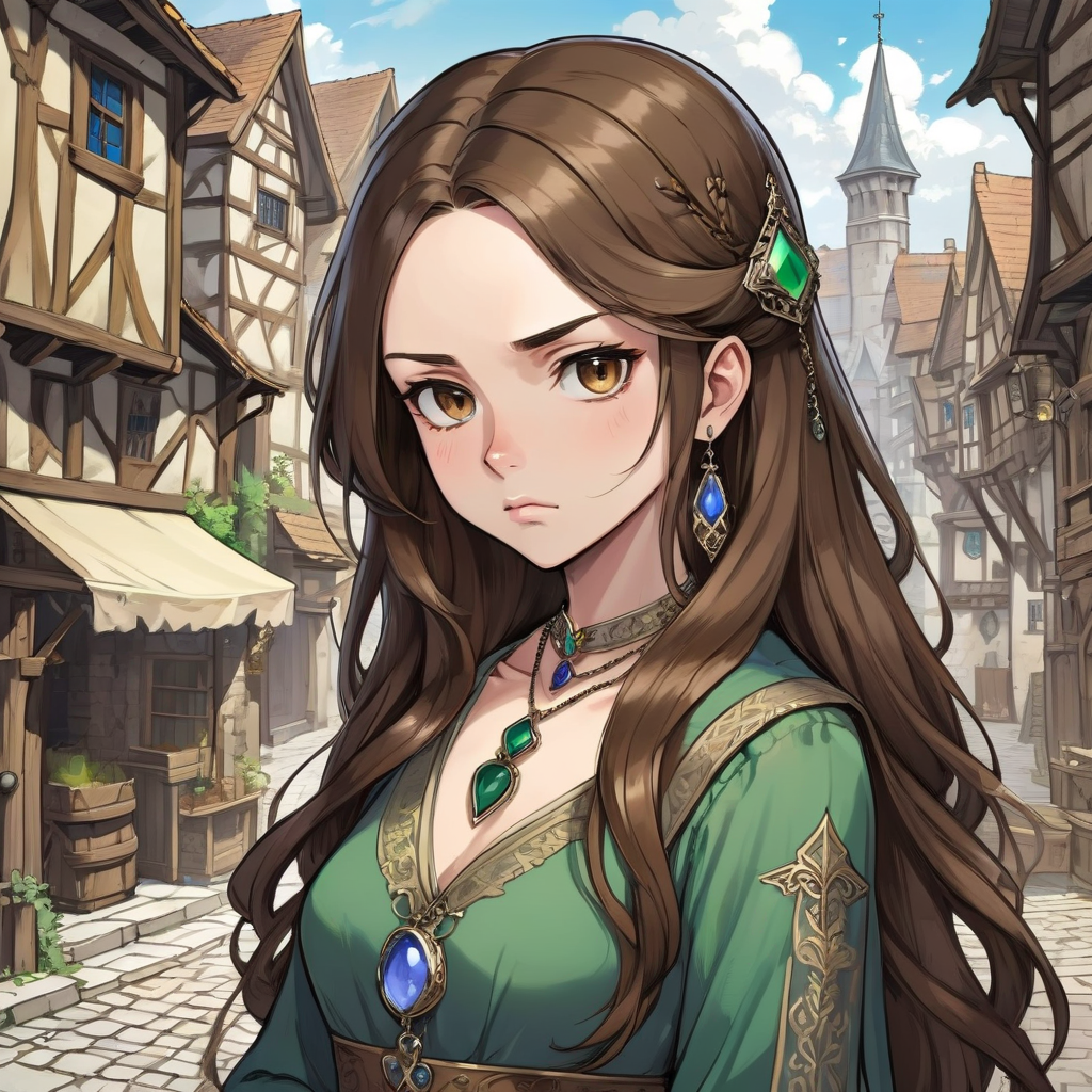 Cover art for Protecting the stubborn noblewoman, a fantasy scenario on AI Dungeon