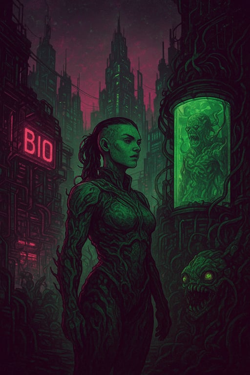 Cover art for Biopunk avec Localised language, a bio punk scenario on AI Dungeon