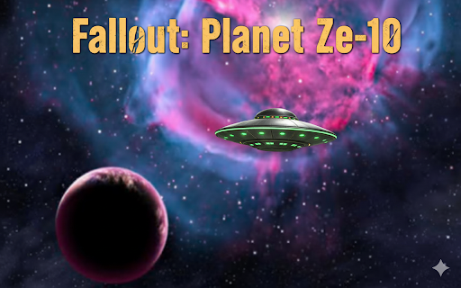 Cover art for Fallout: Planet Ze-10, an action scenario on AI Dungeon