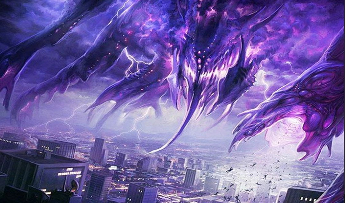 Cover art for Cosmic Horrors, a cosmic horror scenario on AI Dungeon