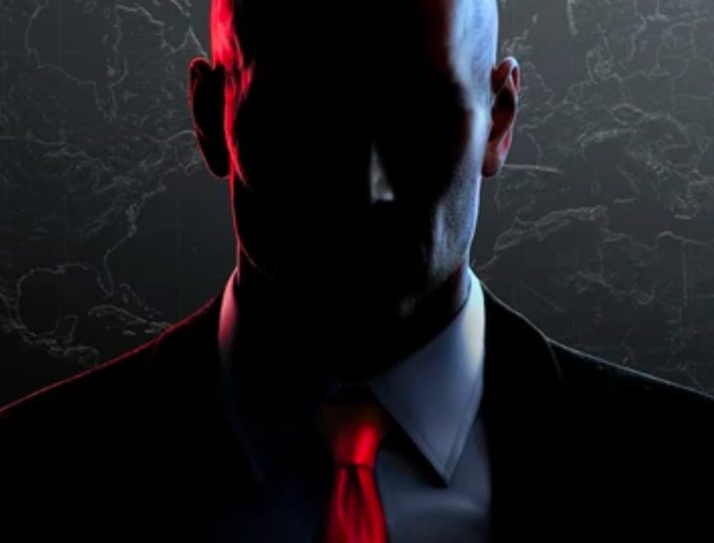 Cover art for Agent 47, an assassin scenario on AI Dungeon