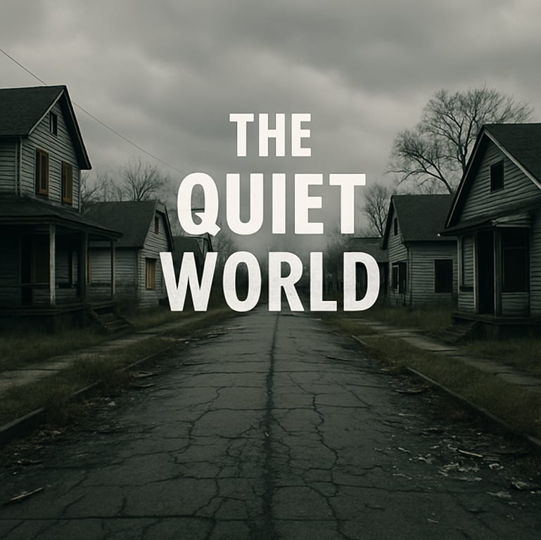 Cover art for The Quiet World, an a quiet place scenario on AI Dungeon