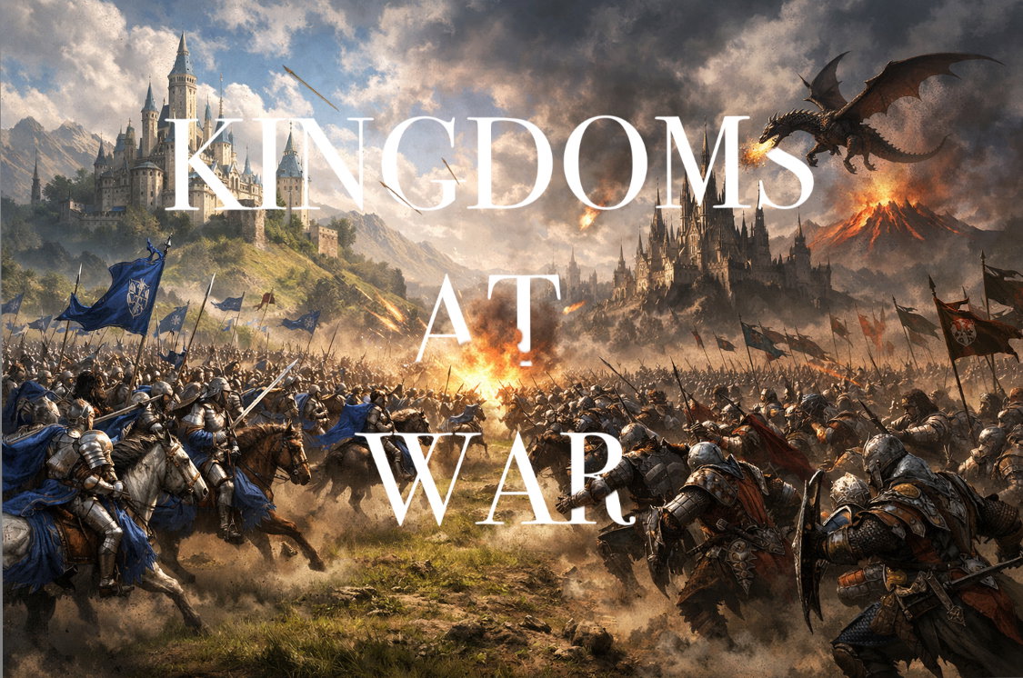 Cover art for Kingdoms at War, a dn d scenario on AI Dungeon