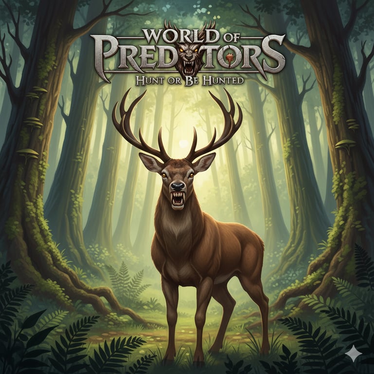 Cover art for World of Predators, a predator scenario on AI Dungeon