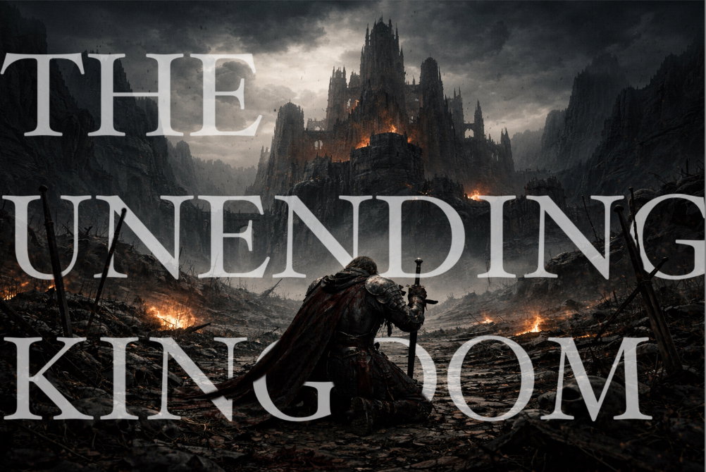 Cover art for The Unending Kingdom, a dn d scenario on AI Dungeon