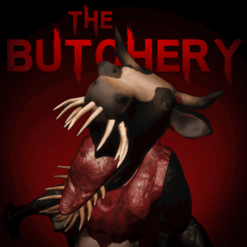 Cover art for The Butchery, a horror scenario on AI Dungeon