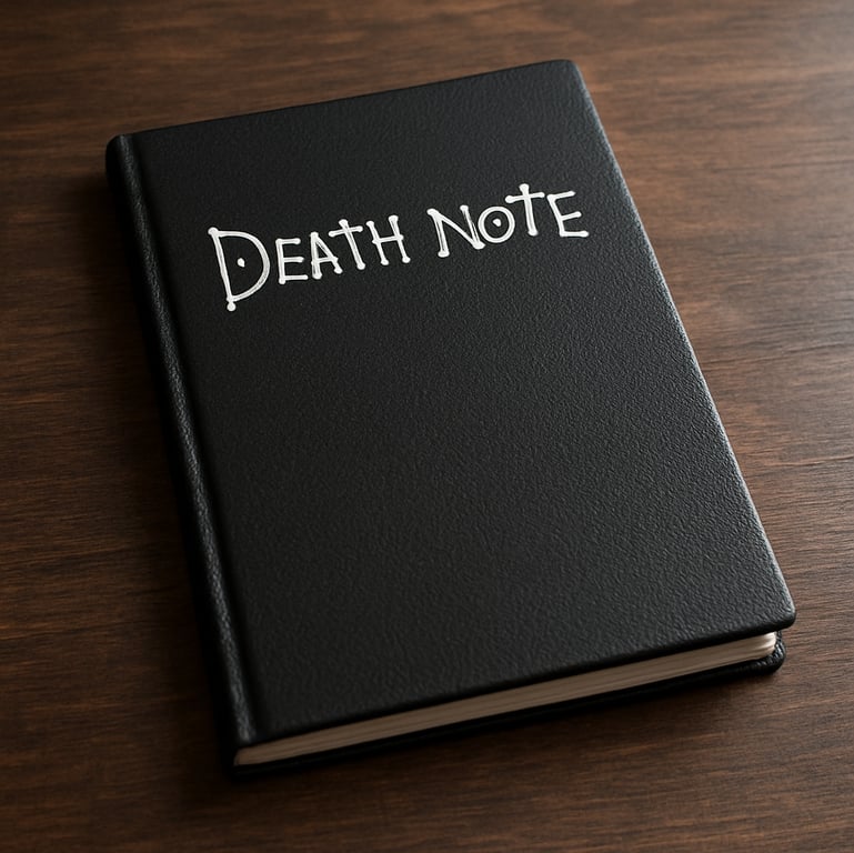 Cover art for Death Note, a death note scenario on AI Dungeon