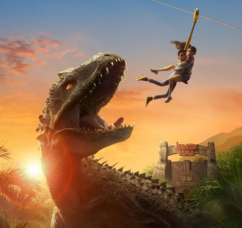 Cover art for Camp Cretaceous , a jurrasic world scenario on AI Dungeon