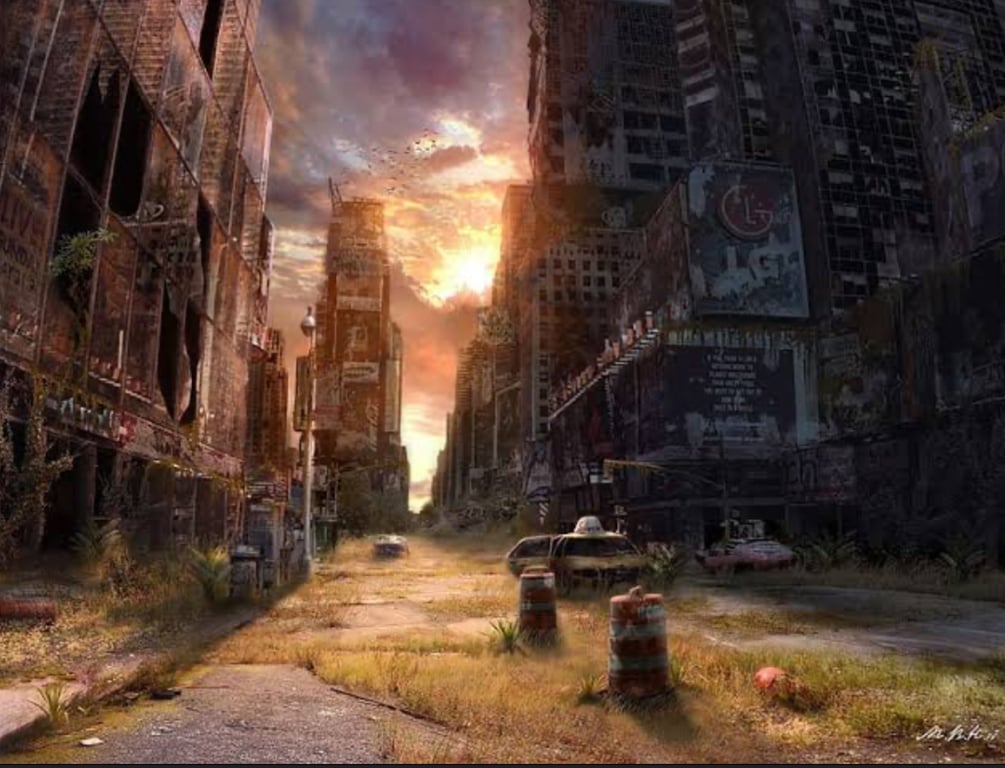 Cover art for Atomic Sol, an apocalypse scenario on AI Dungeon