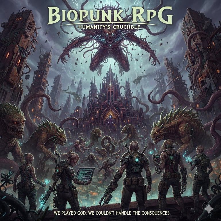 Cover art for Biopunk RPG, a biopunk scenario on AI Dungeon