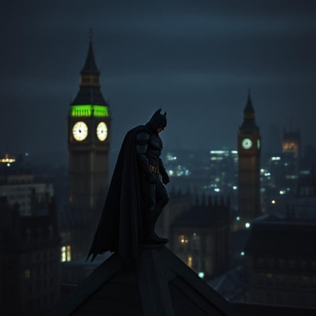 Cover art for London’s Dark Knight, a batman scenario on AI Dungeon