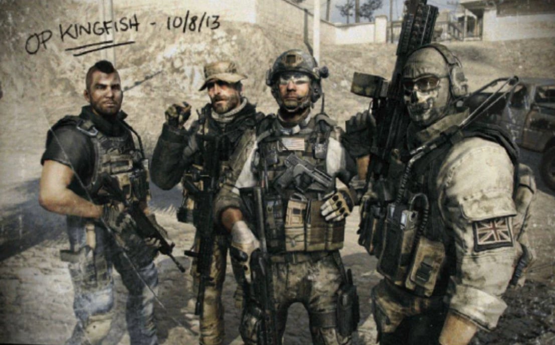 Cover art for Task Force 141, a cod scenario on AI Dungeon