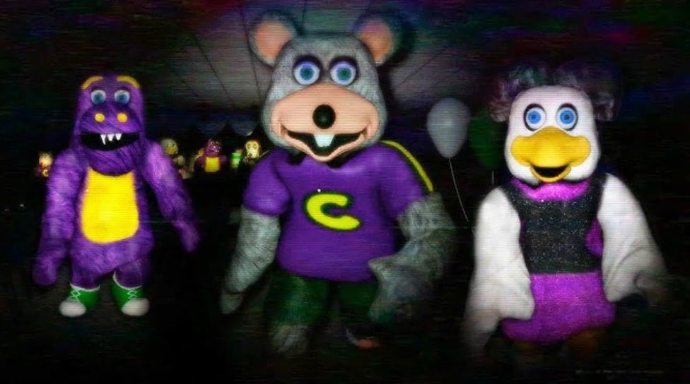 Cover art for Night Shift at Chuck E. Cheese’s, a horror scenario on AI Dungeon