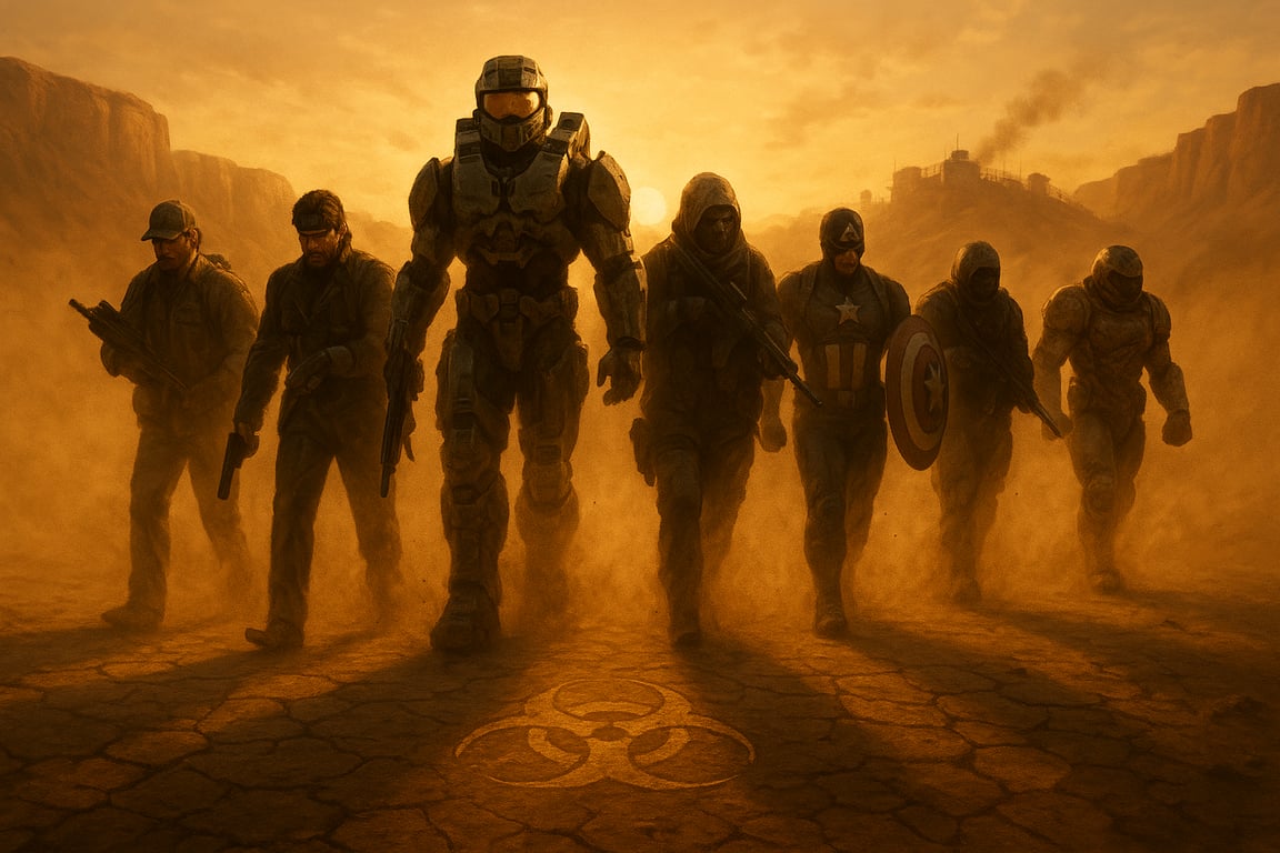 Cover art for Earth’s Best Soldiers, a military scenario on AI Dungeon