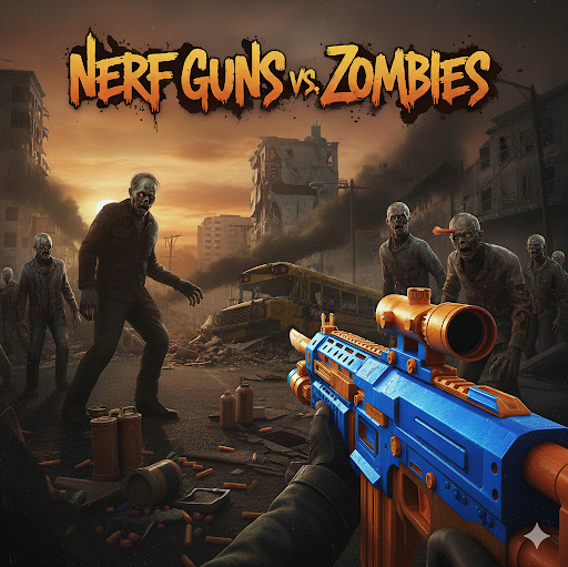 Cover art for Nerf Guns vs Zombies on AI Dungeon