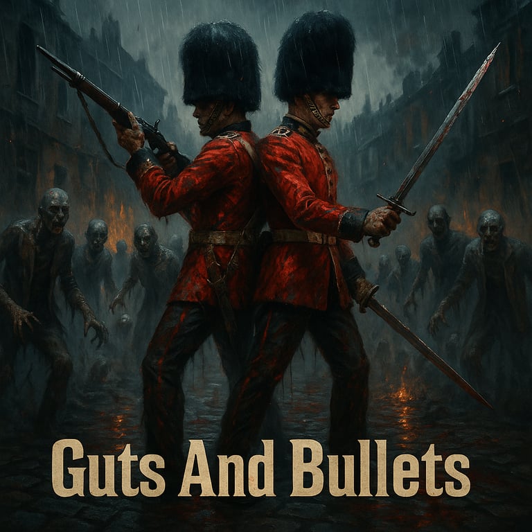 Cover art for Guts and Bullets, a zombie scenario on AI Dungeon