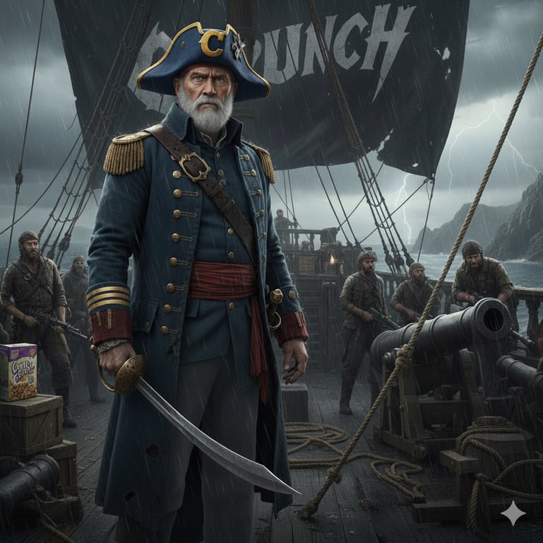 Cover art for The Captain Crunch Crew, a captain crunch scenario on AI Dungeon