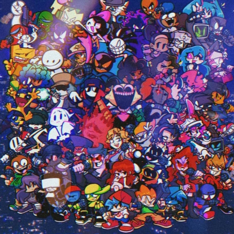 Cover art for Friday Night Funkin’, a friday night funkin scenario on AI Dungeon