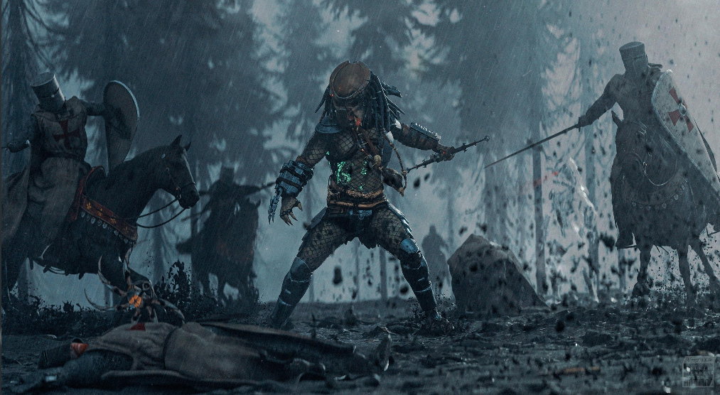 Cover art for Predator: Dark Ages, a dark ages scenario on AI Dungeon