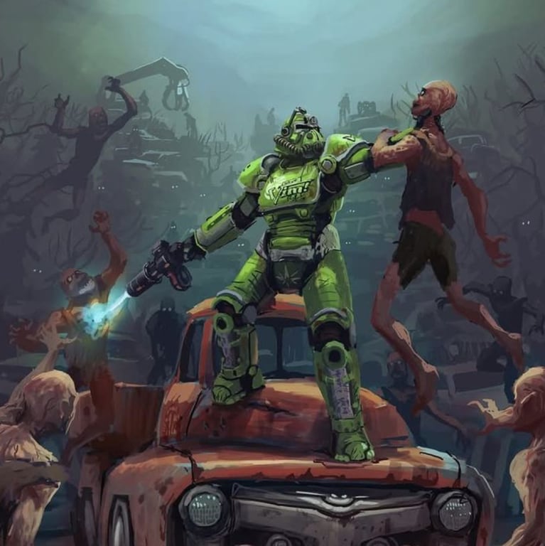 Cover art for Fallout: DOOM, a fallout scenario on AI Dungeon