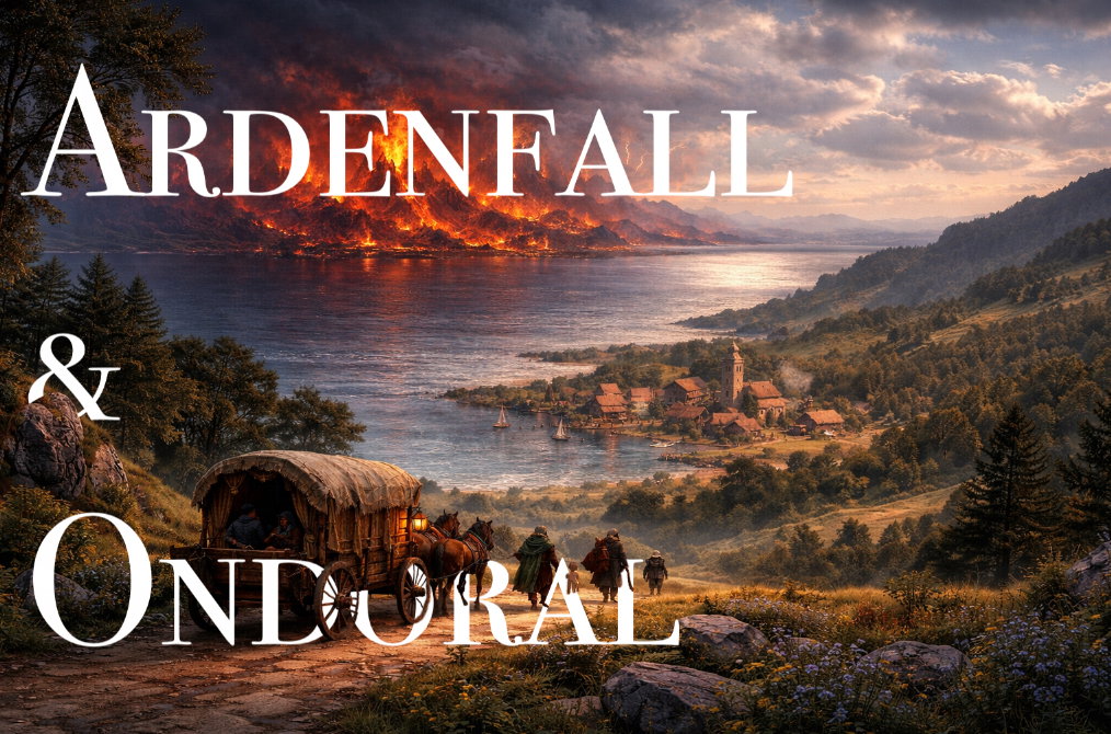 Cover art for Ardenfall & Ondoral, a dn d scenario on AI Dungeon