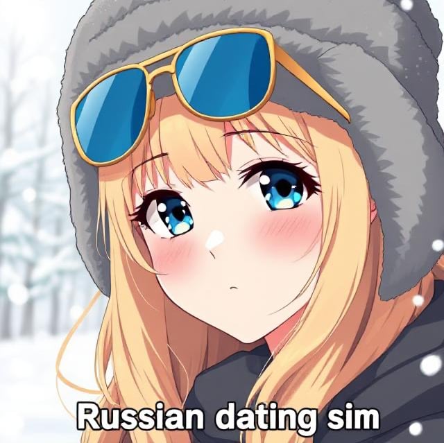 Cover art for Russian Dating Sim, a russian scenario on AI Dungeon
