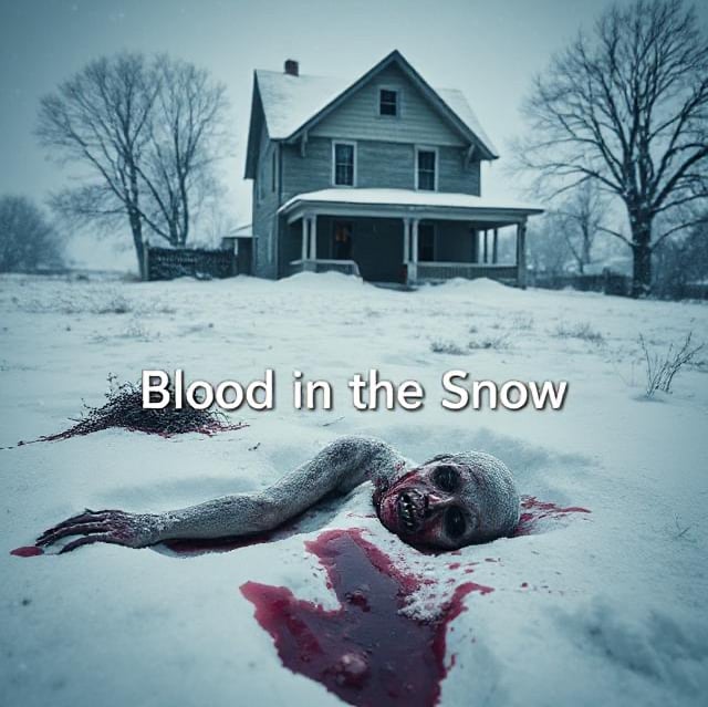 Cover art for Blood in the Snow, a zombie scenario on AI Dungeon