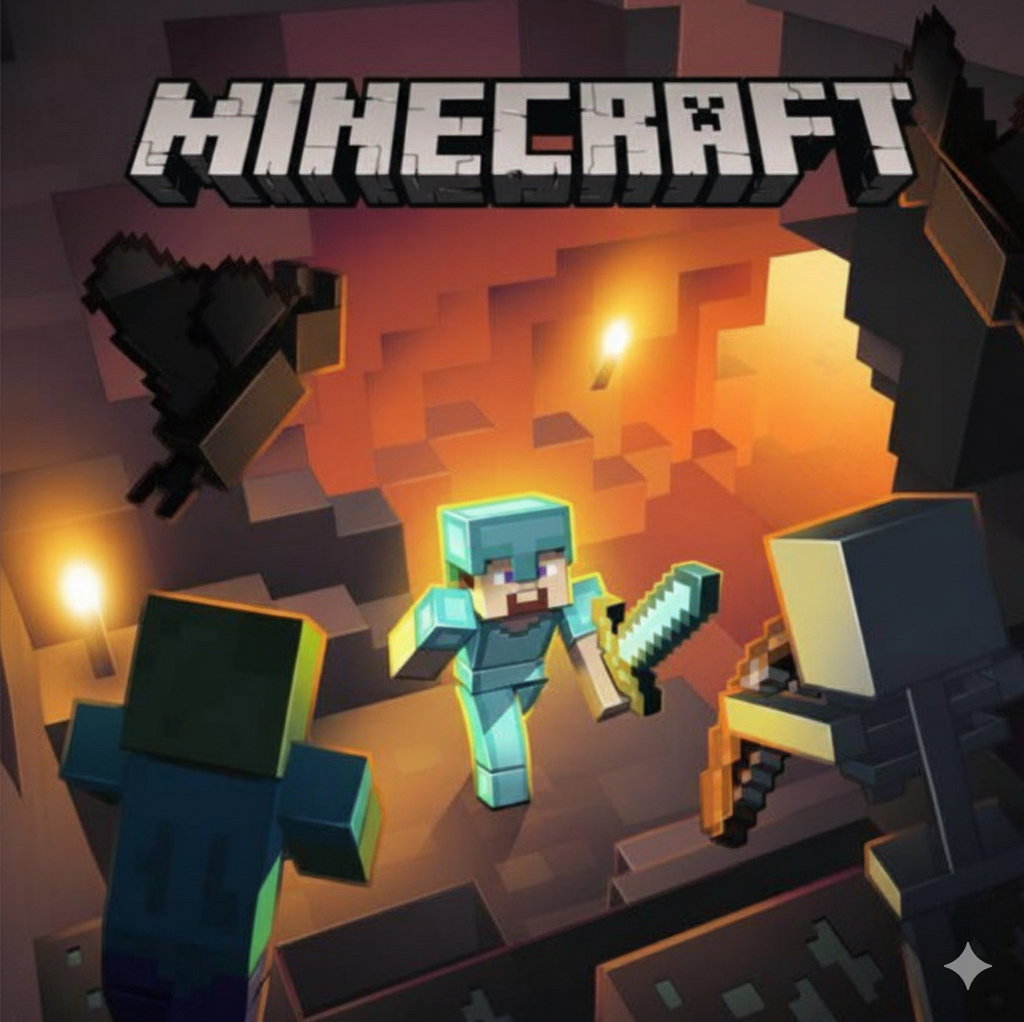 Cover art for Minecraft, a minecraft scenario on AI Dungeon