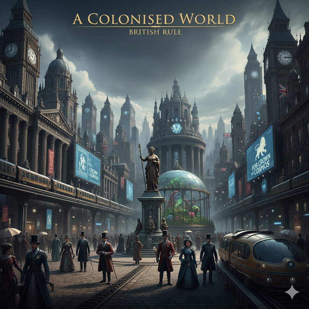 Cover art for A Colonised World, a war scenario on AI Dungeon