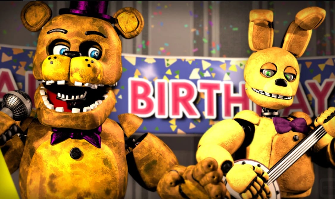 Cover art for Five Nights at Fredbear’s, a fnaf scenario on AI Dungeon