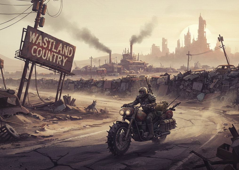 Cover art for Wasteland Country on AI Dungeon