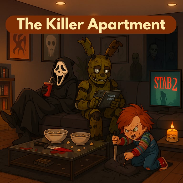 Cover art for The Killer Apartment, a horror scenario on AI Dungeon