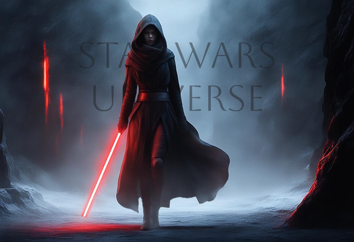 Cover art for An inteligent Droid named Alfa34B, a starwars adventure on AI Dungeon