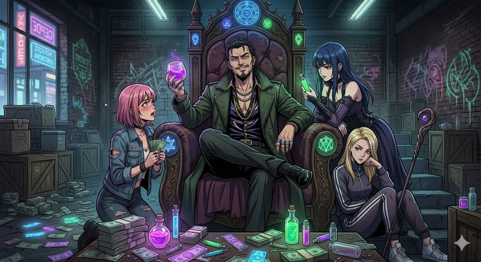 Cover art for Glimmerdust Lord, a fantasy scenario on AI Dungeon