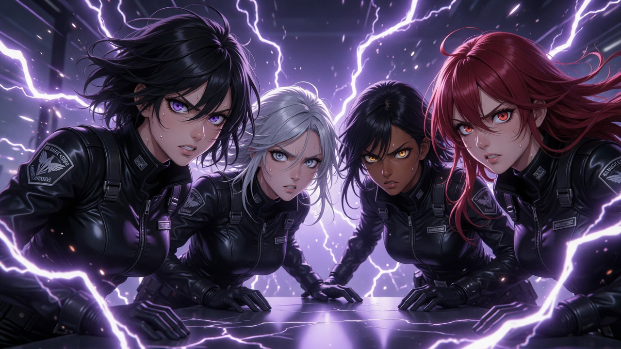 Cover art for Captured by the No Magic Corps, a supernatural scenario on AI Dungeon