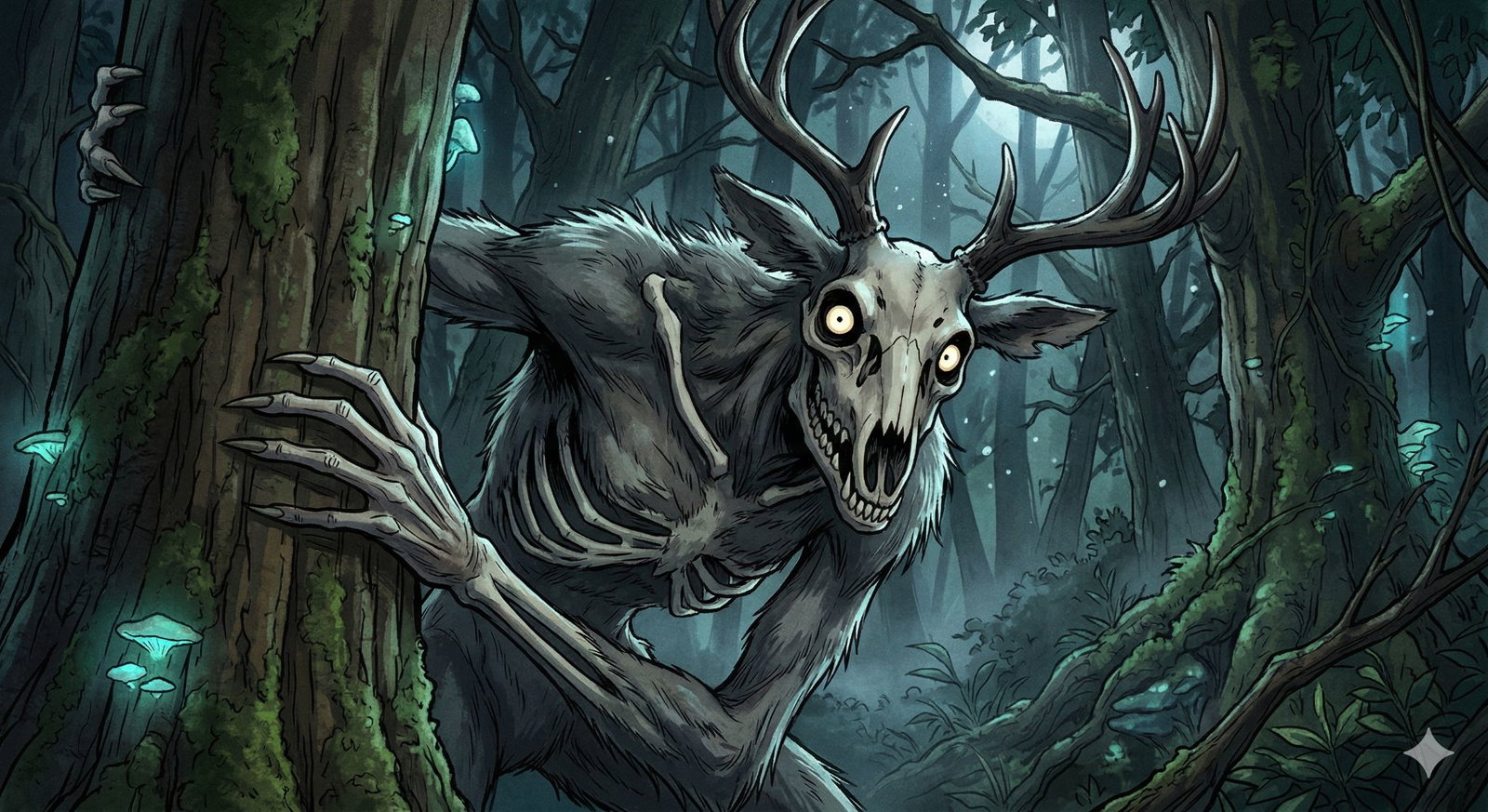 Cover art for You Are the New Ranger of Creepy Assrow, a horror scenario on AI Dungeon