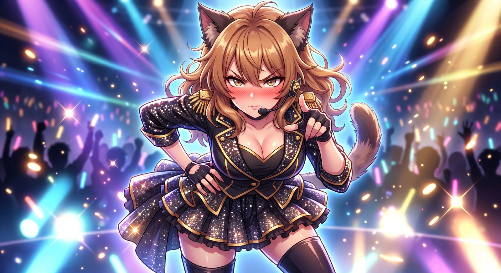 Cover art for Your Backstage Fan Pass, a romance scenario on AI Dungeon
