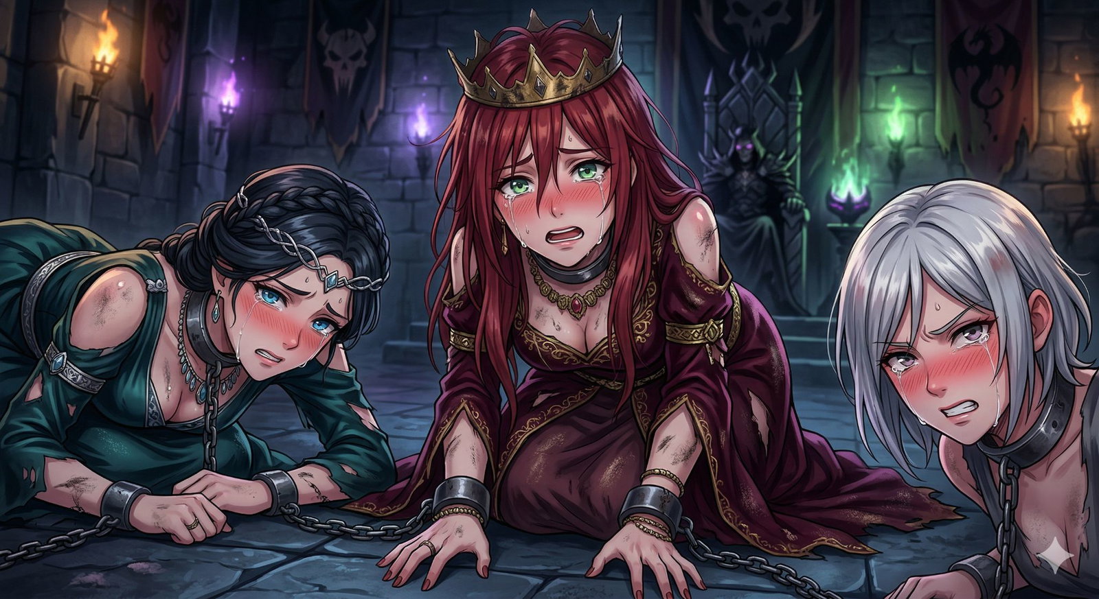 Cover art for At Your Mercy, a fantasy scenario on AI Dungeon